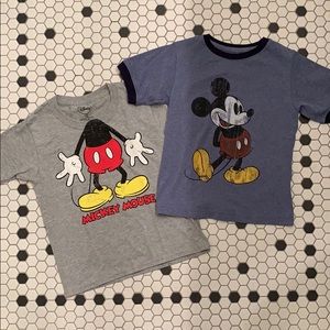 Disney Mickey Mouse T-Shirts Kids XS gray blue
